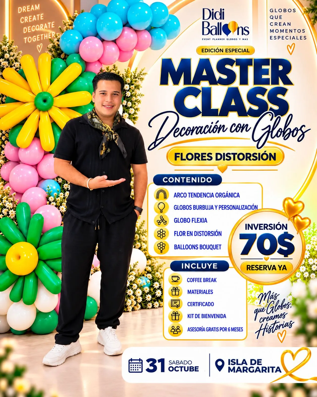 Curso Intensivo de Decoración con Globos: Aprende y Emprende
