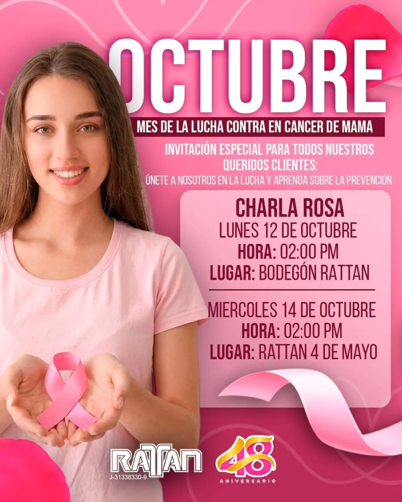 Charla de Prevención del Cáncer de Mama: Unidos por la Prevención