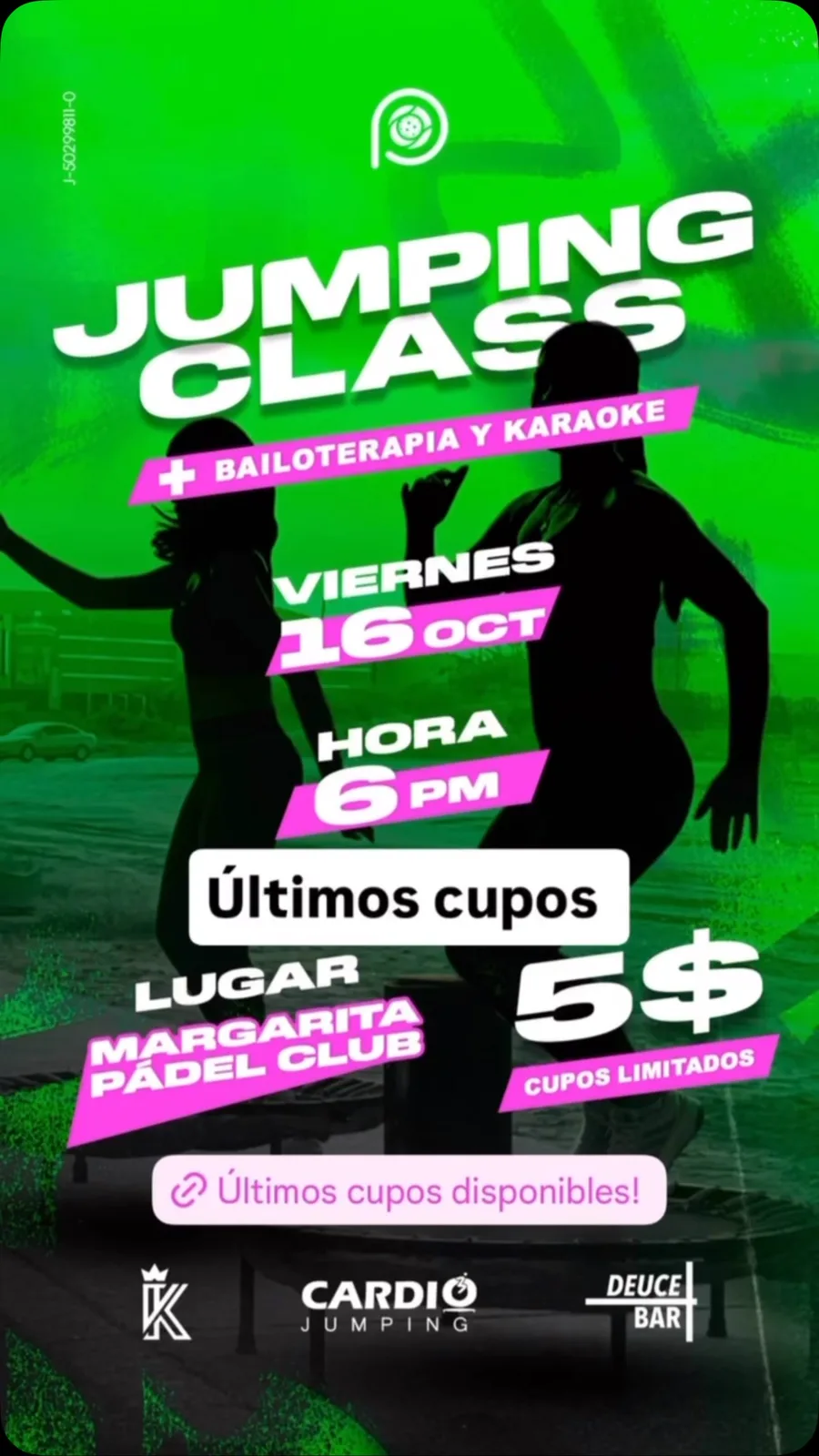 Jumping Class Bailoterapia y Karaoke