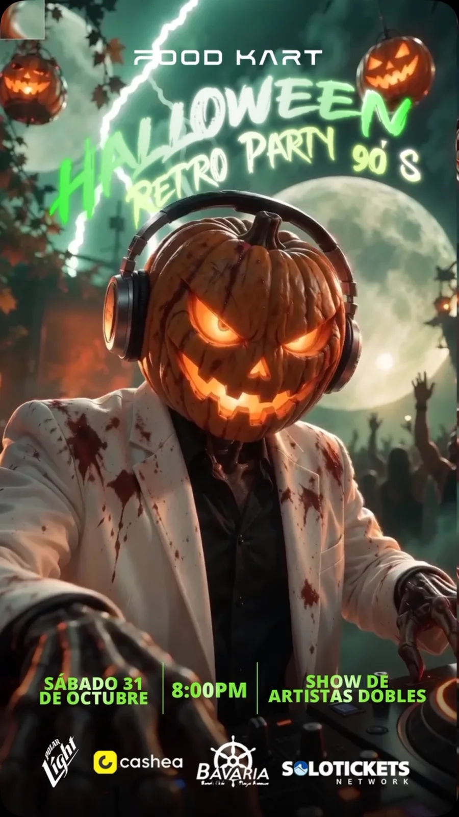 Halloween Retro Party 90: El Horror Llega a la Isla