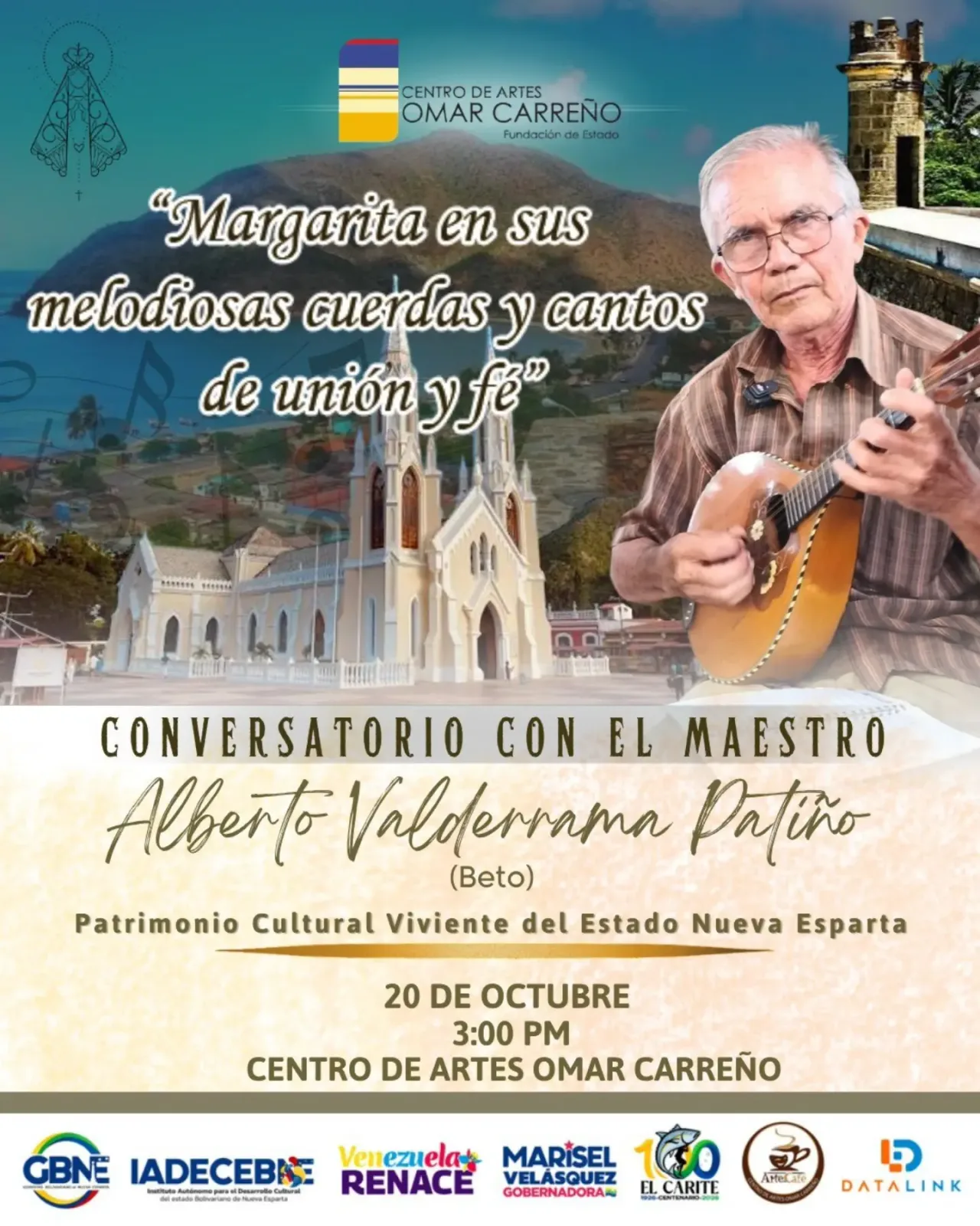 Conversatorio con el Maestro Alberto Valderrama Patiño: Margarita en sus melodiosas cuerdas
