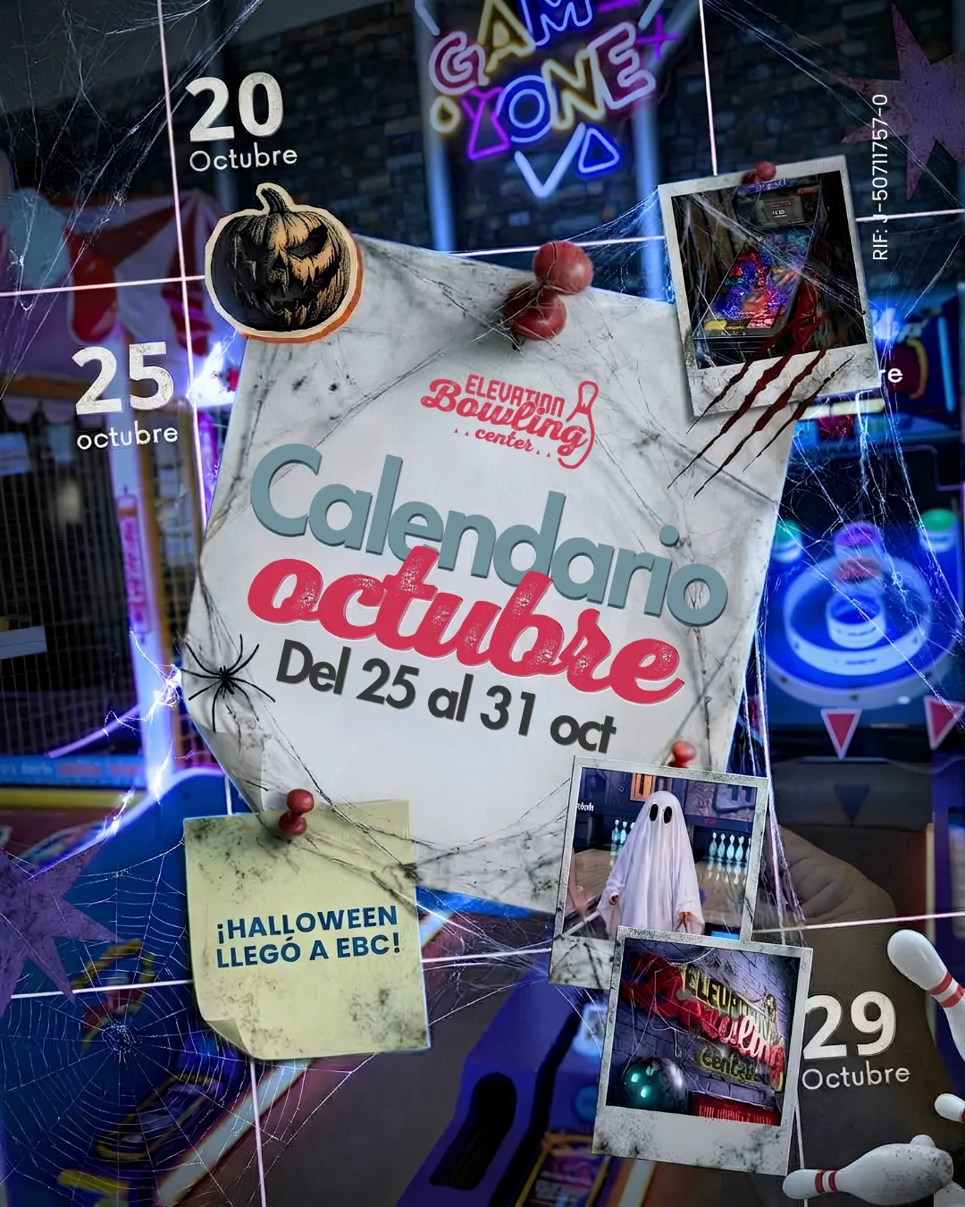 Halloween en Elevation Bowling Center: Disfraces, Premios y Diversión