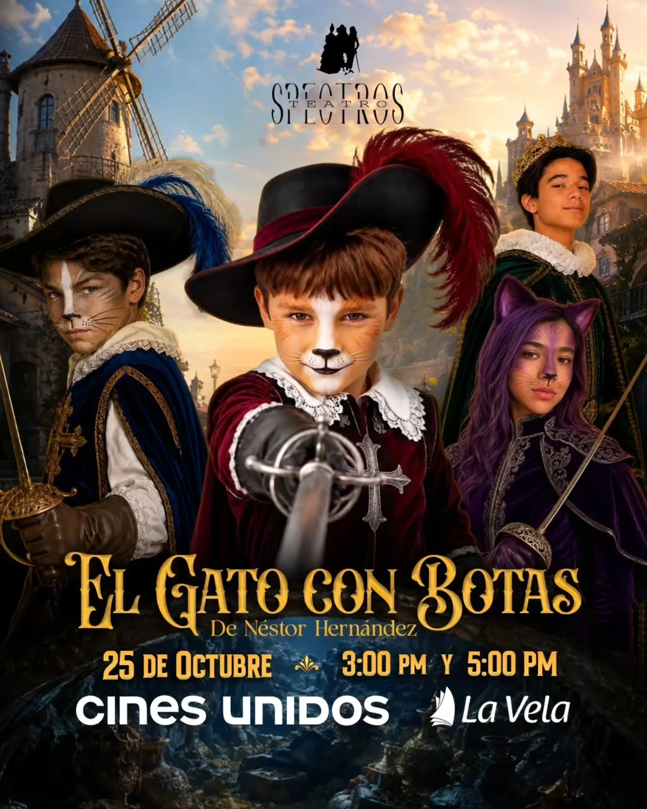 El gato con botas: Spectros Teatro presenta su talento infantil