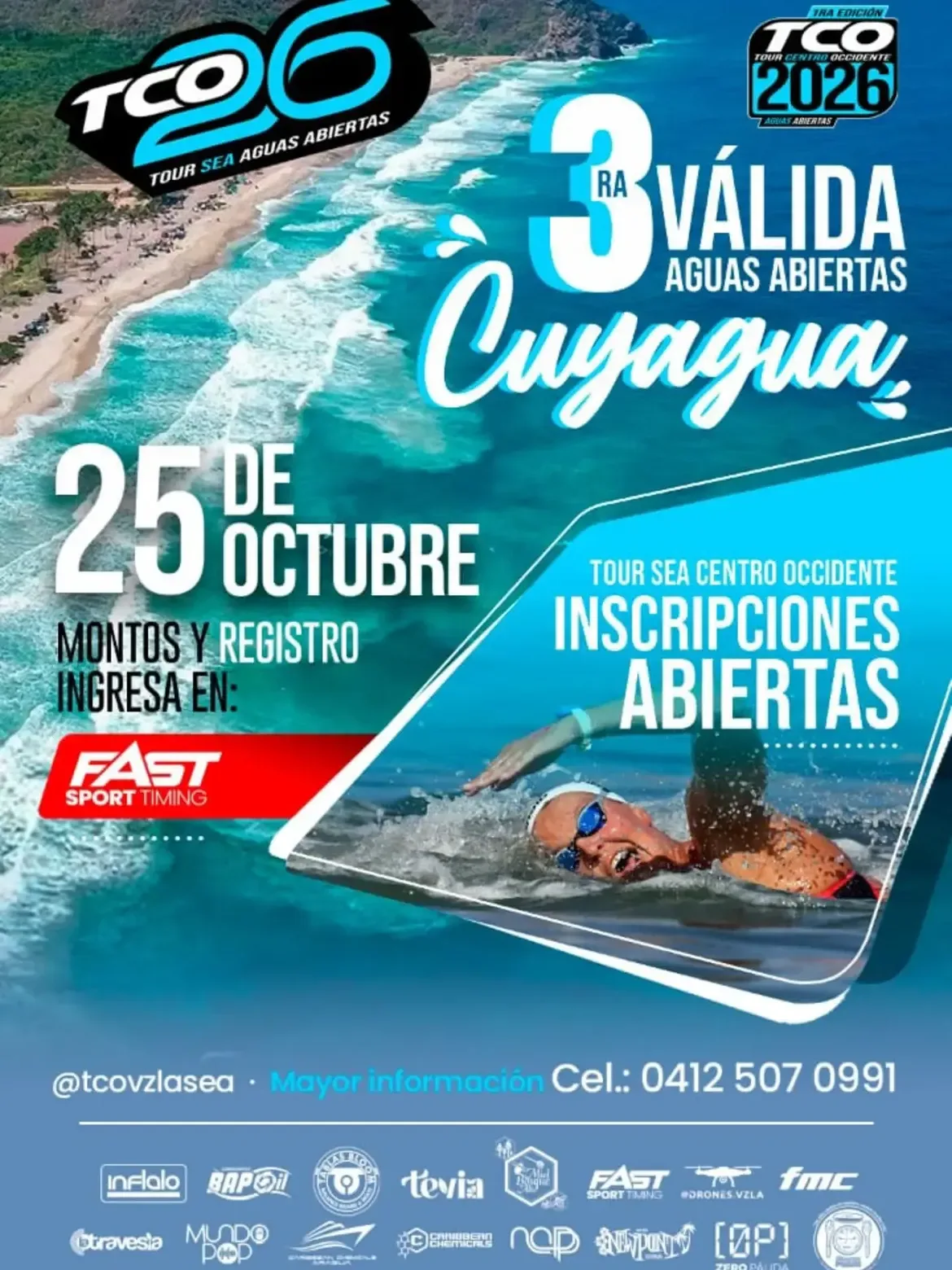Tercera Válida del Tour de Aguas Abiertas: Cuyagua