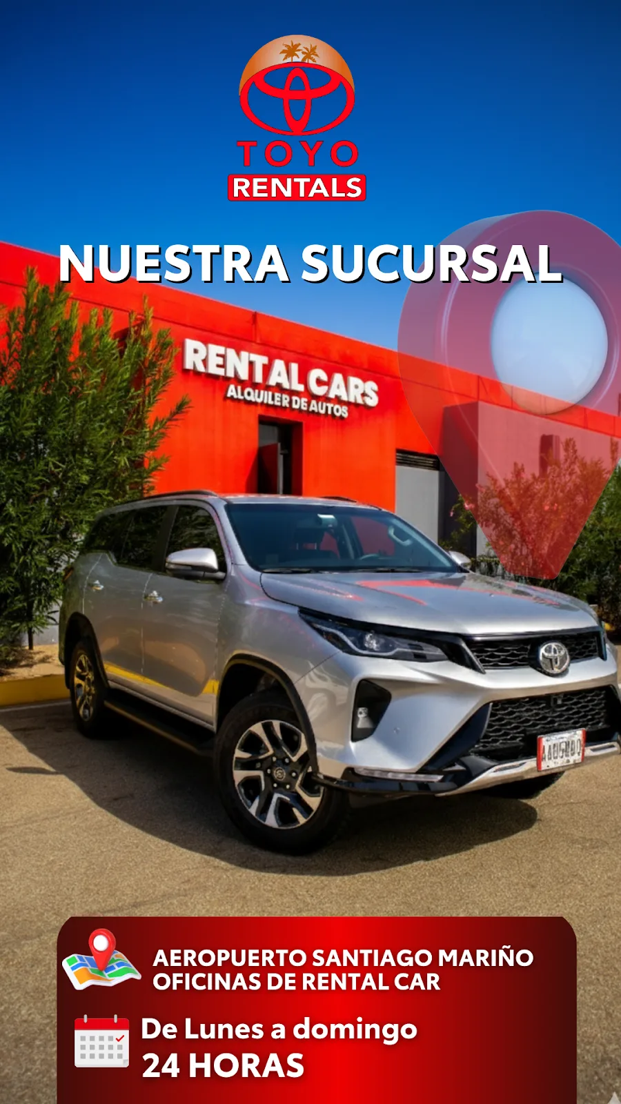 Margarita Toyo Rentals